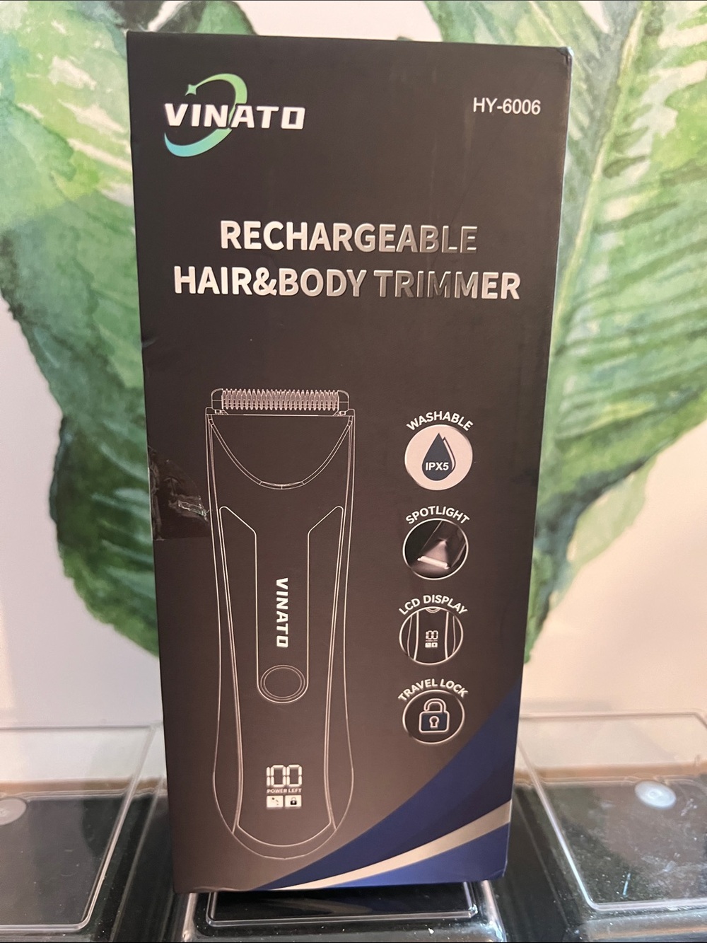 Rechargeable Hair & Body Trimmer - Black